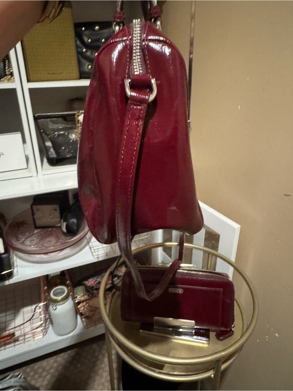 Coach Peyton Bennett Mini Satchel and Coach Darcy Accordion Zip Long Wallet - Picture 3 of 15